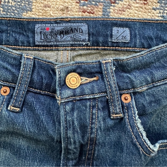 Lucky Brand Authentic Straight Crop Jeans 26 - Picture 7 of 8